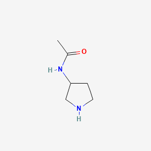 3-Acetamidopyrrolidine structure, CAS 79286-74-1