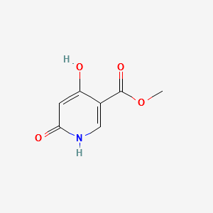 Methyl 4,6-dihydroxynicotinate structure, CAS 79398-27-9
