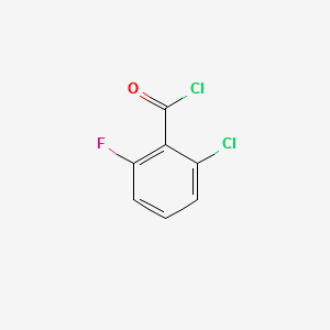 2-Chloro-6-fluorobenzene-1-carbonyl chloride structure, CAS 79455-63-3