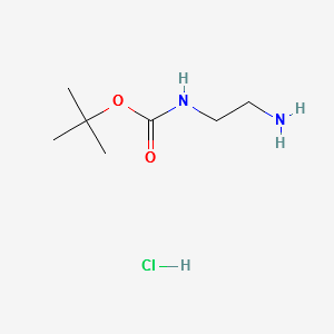 N-Boc-ethylenediamine hydrochloride structure, CAS 79513-35-2