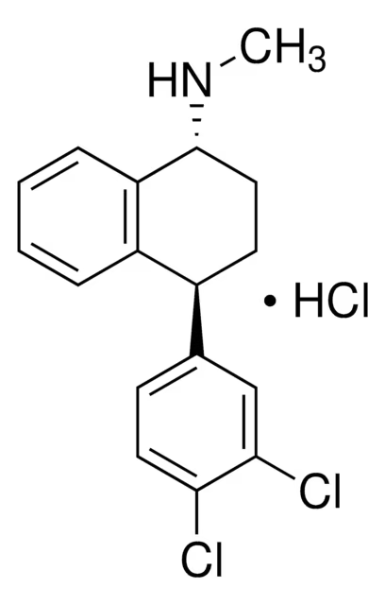 4-(3,4-Dichlorophenyl)-1,2,3,4-tetrahydro-N-methyl-1-naphthalenimine structure, CAS 79560-20-6