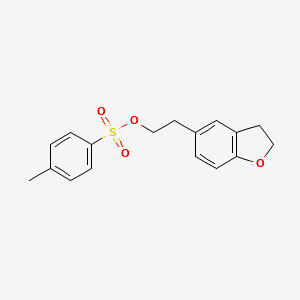 2,3-Dihydrobenzofuran-5-ethanol tosylate structure, CAS 79679-49-5