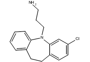 1-(3-Nitro-10,11-dihydro-5H-dibenzo[b,f]azepin-5-yl)ethanone structure, CAS 79752-03-7