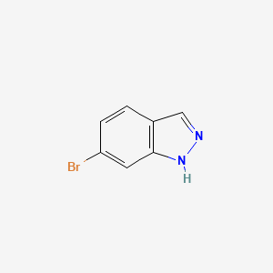 6-Bromoindazole structure, CAS 79762-54-2