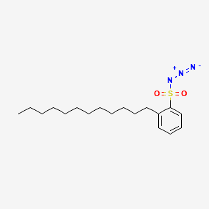 Dodecylbenzenesulfonyl azide structure, CAS 79791-38-1