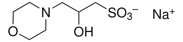MOPSO sodium salt structure, CAS 79803-73-9