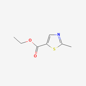 Ethyl 2-methylthiazole-5-carboxylate structure, CAS 79836-78-5