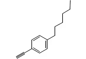 4-Hexylphenylacetylene structure, CAS 79887-11-9