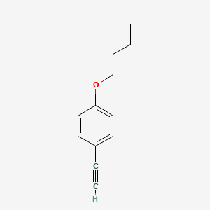 1-Butoxy-4-eth-1-ynylbenzene structure, CAS 79887-15-3