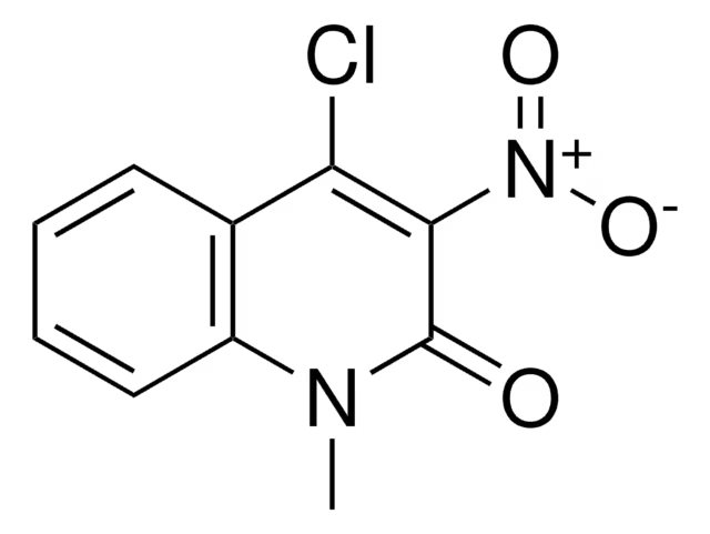 4-Chloro-1-methyl-3-nitro-1H-quinolin-2-one structure, CAS 79966-13-5