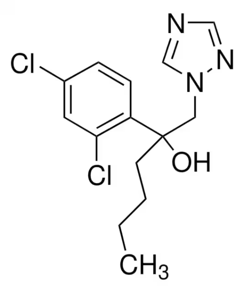 Hexaconazole structure, CAS 79983-71-4