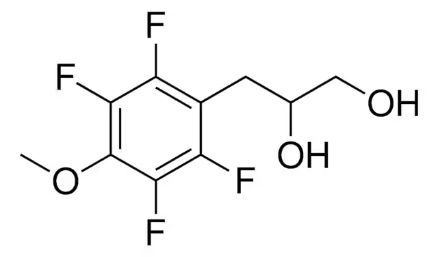 3-[3-(Methylamino)-4-nitrophenoxy]propane-1,2-diol structure, CAS 80062-31-3