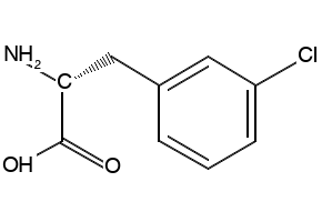 D-3-Chlorophenylalanine structure, CAS 80126-52-9