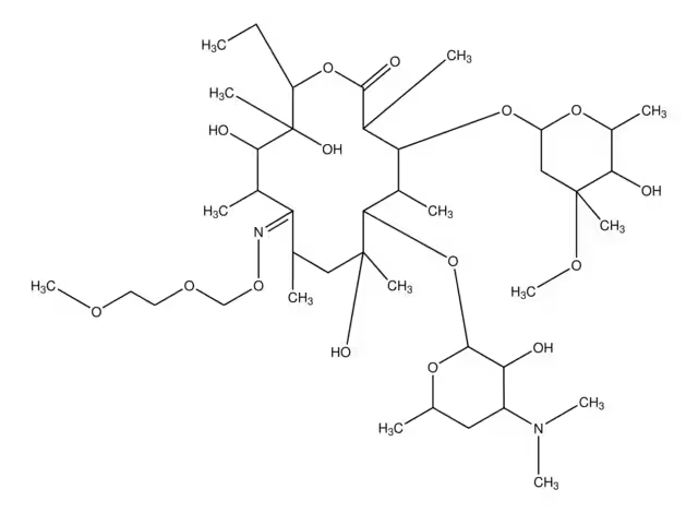 Roxithromycin structure, CAS 80214-83-1