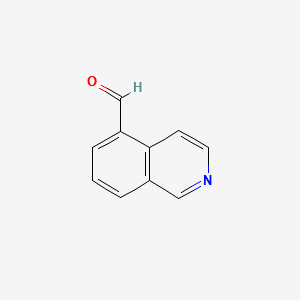 Isoquinoline-5-carbaldehyde structure, CAS 80278-67-7