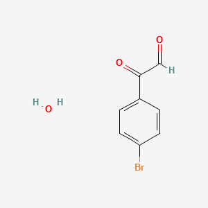 4-Bromophenylglyoxal hydrate structure, CAS 80352-42-7