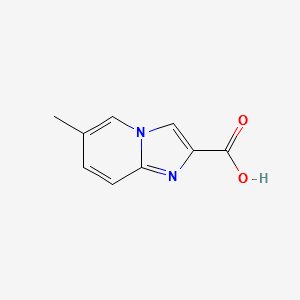 6-Methylimidazo[1,2-a]pyridine-2-carboxylic acid structure, CAS 80353-93-1