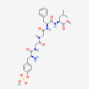 Leu-Enkephalin (sulfated) structure, CAS 80632-52-6