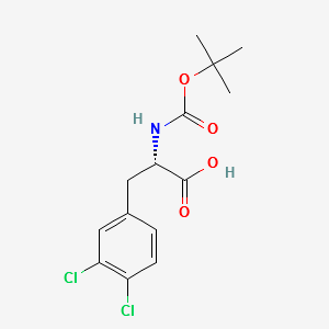 Boc-3,4-dichloro-L-phenylalanine structure, CAS 80741-39-5