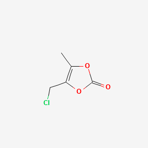4-Cloromethyl-5-methyl-1,3-dioxol-2-one structure, CAS 80841-78-7