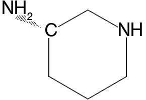 (S)-3-Aminopiperidine structure, CAS 80918-66-7