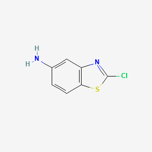 2-Chloro-5-benzothiazolamine structure, CAS 80945-82-0
