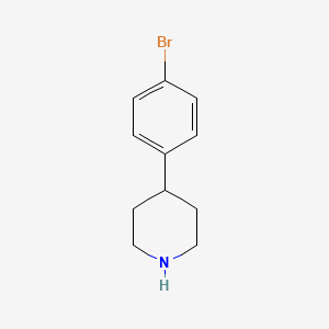 4-(4'-Bromophenyl)piperidine structure, CAS 80980-89-8