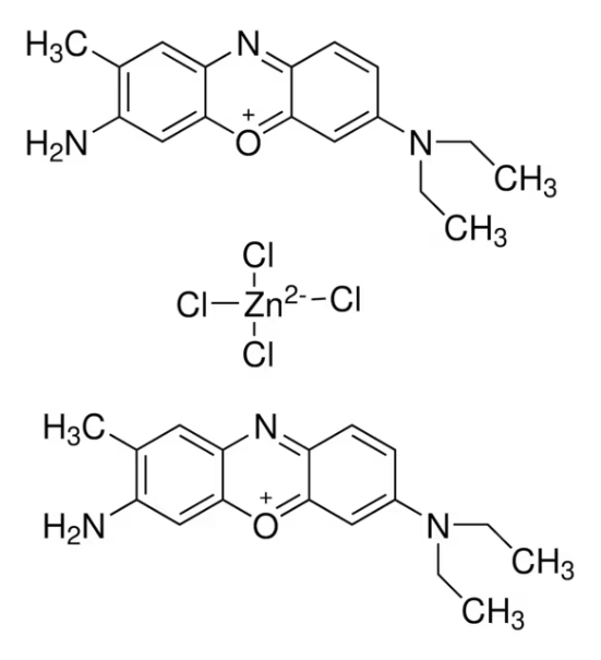 Brilliant Cresyl Blue structure, CAS 81029-05-2