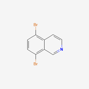5,8-Dibromoisoquinoline structure, CAS 81045-39-8