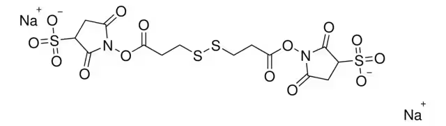3,3'-Dithiobis(sulfosuccinimidylpropionate) structure, CAS 81069-02-5