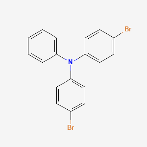 4,4'-Dibromotriphenylamine structure, CAS 81090-53-1
