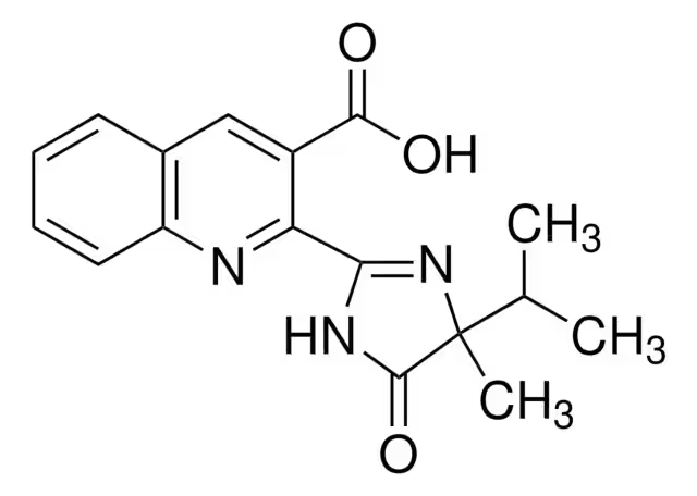 Imazaquin acid structure, CAS 81335-37-7