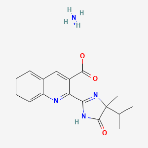 Imazaquin ammonium structure, CAS 81335-47-9