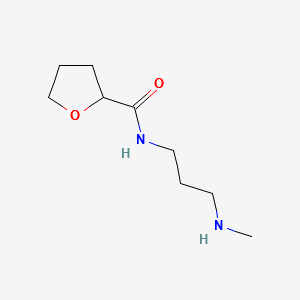 Tetrahydrofuran-2-carboxylic acid (3-methylaminopropyl)amide structure, CAS 81403-67-0