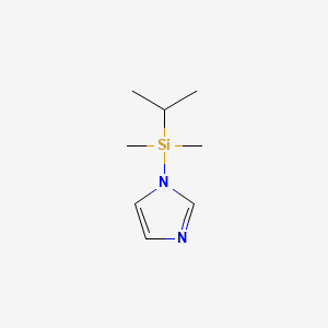1-(Isopropyldimethylsilyl)imidazole structure, CAS 81452-04-2