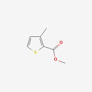 Methyl 3-methylthiophene-2-carboxylate structure, CAS 81452-54-2