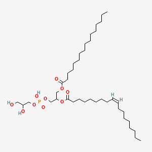 1-Palmitoyl-2-oleoyl-phosphatidylglycerol structure, CAS 81490-05-3