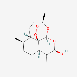 Dihydroartemisinin structure, CAS 81496-82-4