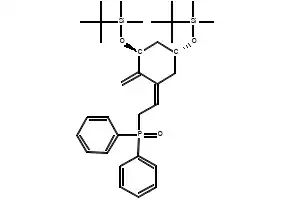 [3S-(1Z,3a,5b)]-[2-[3,5-Bis[[(tert-butyl)dimethylsilyl]oxy]-2-methylenecyclohexylidene]ethyl]diphenylphosphineoxide structure, CAS 81522-68-1