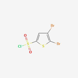 4,5-Dibromothiophene-2-sulphonyl chloride structure, CAS 81606-31-7