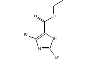 2,4-Dibromo-5-(trifluoromethyl)-1H-imidazole structure, CAS 81654-02-6