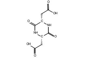 (2S,5S)-2,5-Pyrrolidinedicarboxylic acid structure, CAS 81702-31-0