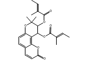 Praeruptorin B structure, CAS 81740-07-0