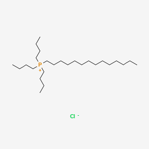 Tributyltetradecylphosphonium chloride structure, CAS 81741-28-8