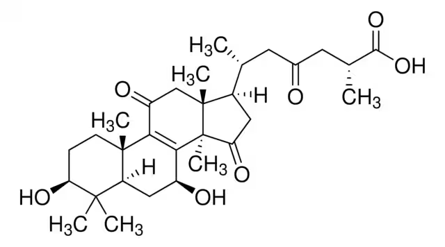 Ganoderic acid B structure, CAS 81907-61-1