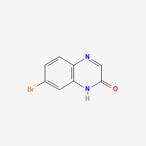 7-Bromo-2(1H)-quinoxalinone structure, CAS 82031-32-1