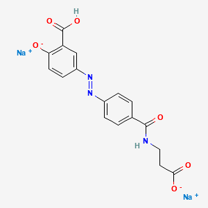 Balsalazide disodium structure, CAS 82101-18-6