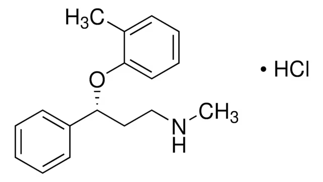 Atomoxetine hydrochloride structure, CAS 82248-59-7