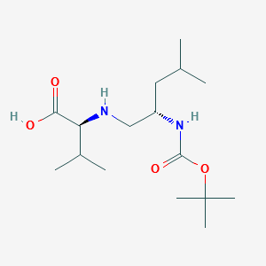 Boc-Leucine-psi[CH2NH]-(R)-valine structure, CAS 82252-39-9