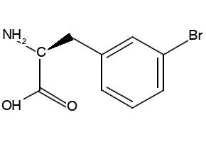 3-Bromo-L-phenylalanine structure, CAS 82311-69-1
